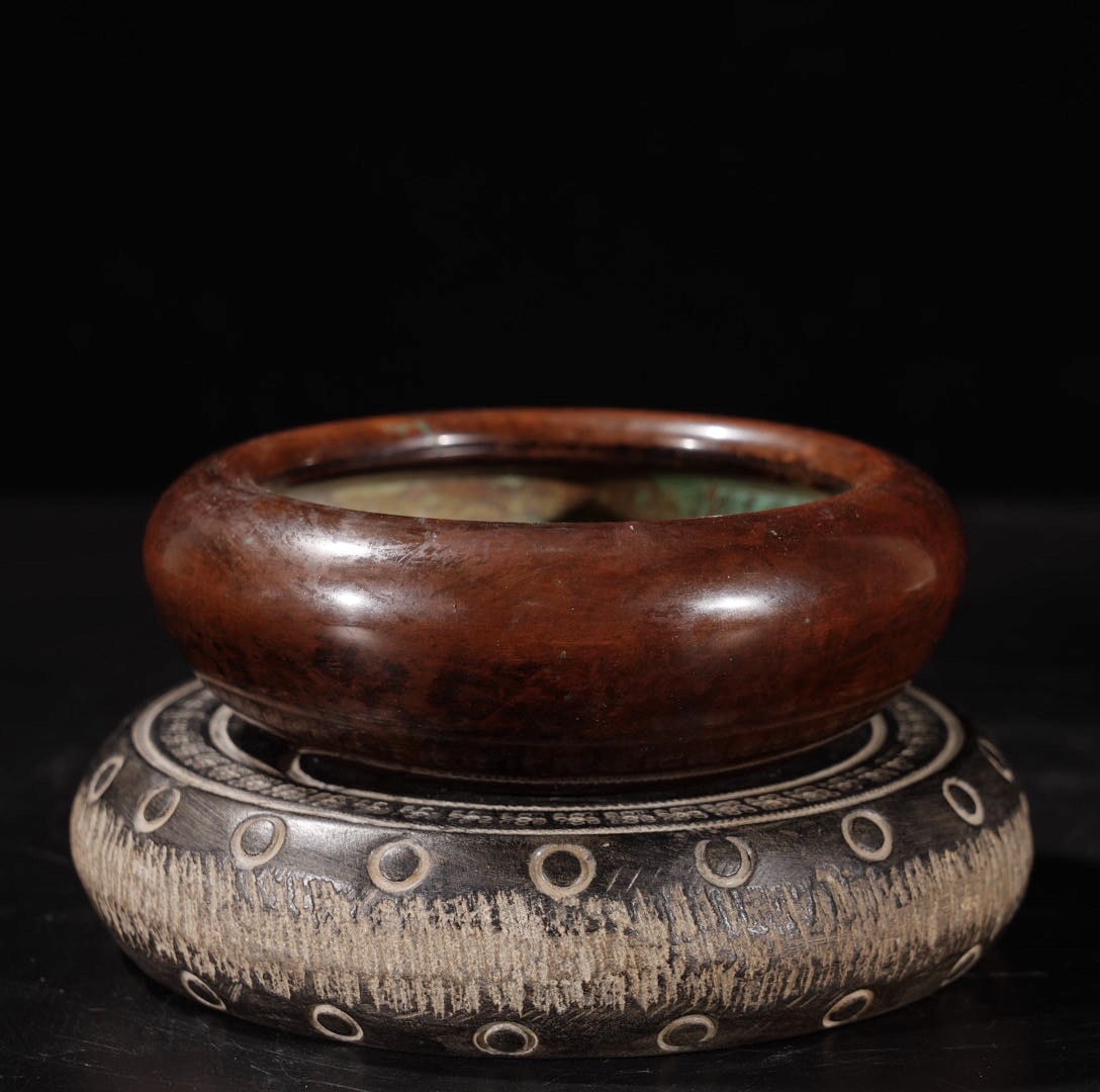 A Exquisite Red Copper Incense Burner - 3