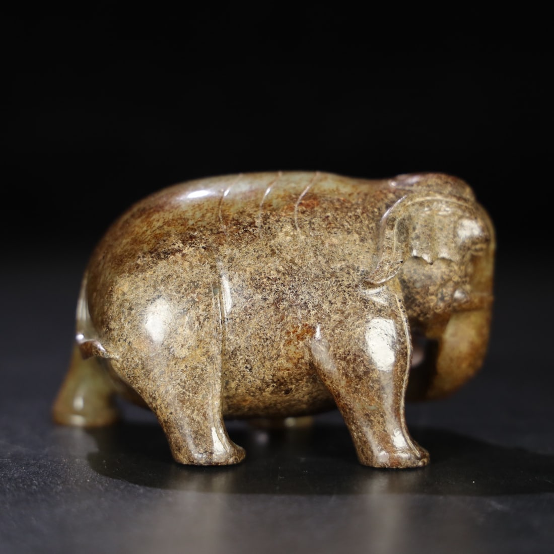 A Exquisite Hotan Jade Elephant Ornament - 5