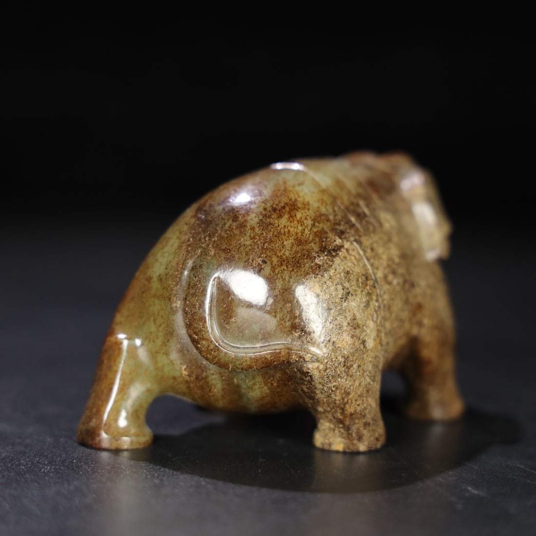 A Exquisite Hotan Jade Elephant Ornament - 6