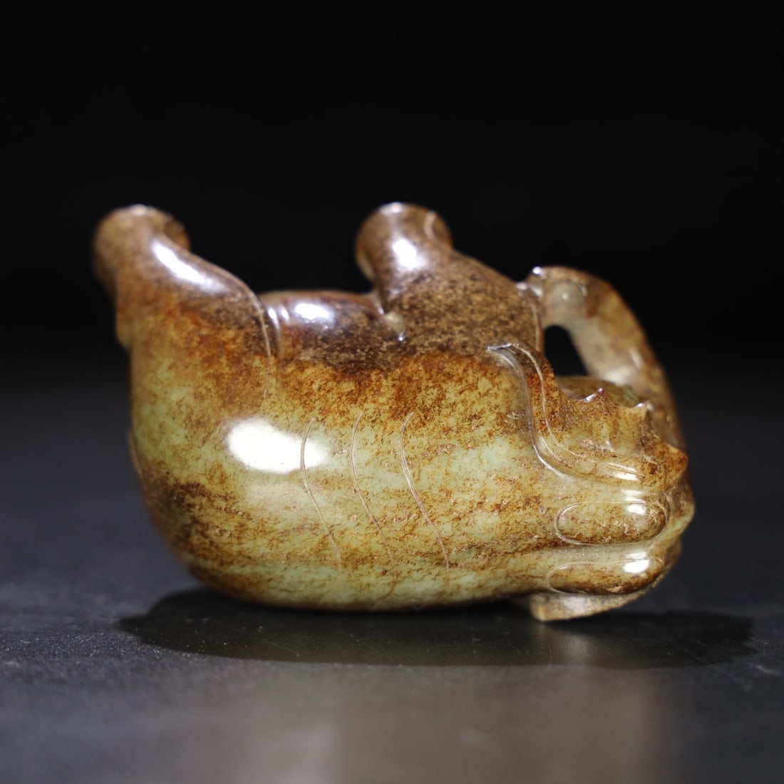 A Exquisite Hotan Jade Elephant Ornament - 8