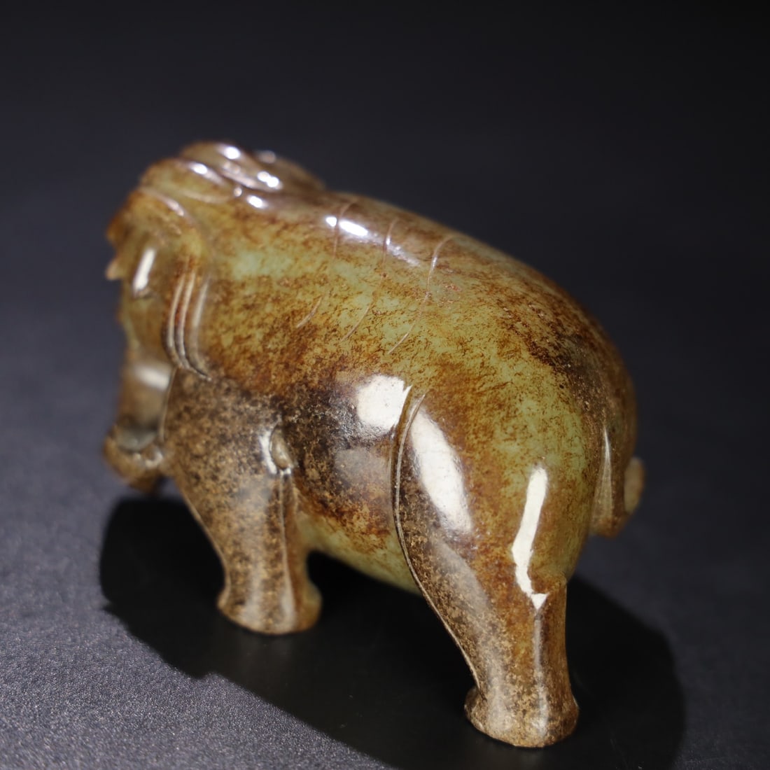 A Exquisite Hotan Jade Elephant Ornament - 9