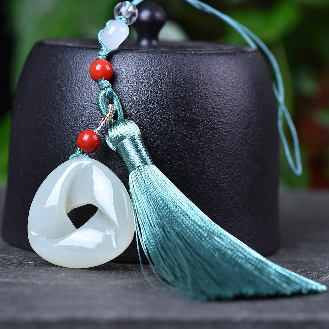 A Exquisite Hotan Jade Accessories - 3