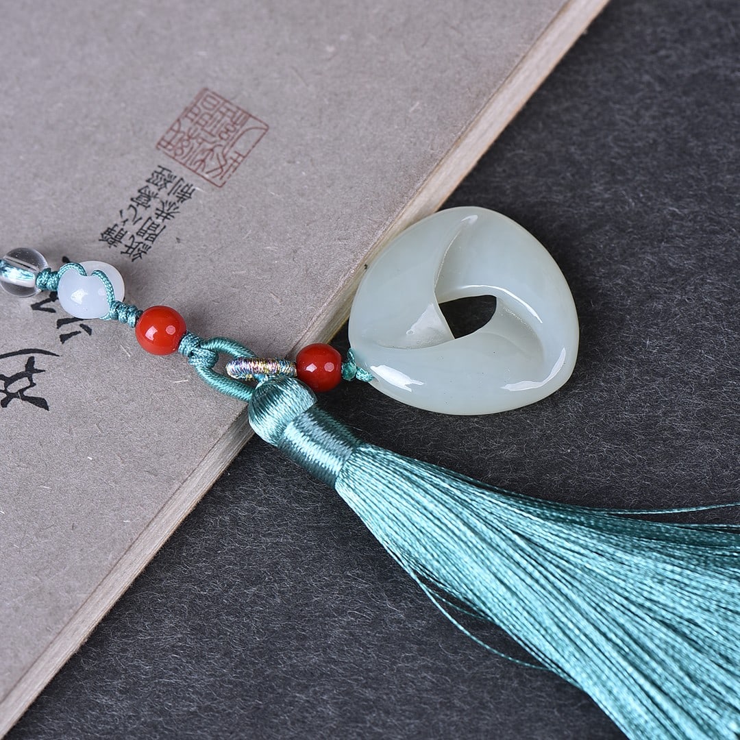 A Exquisite Hotan Jade Accessories - 4