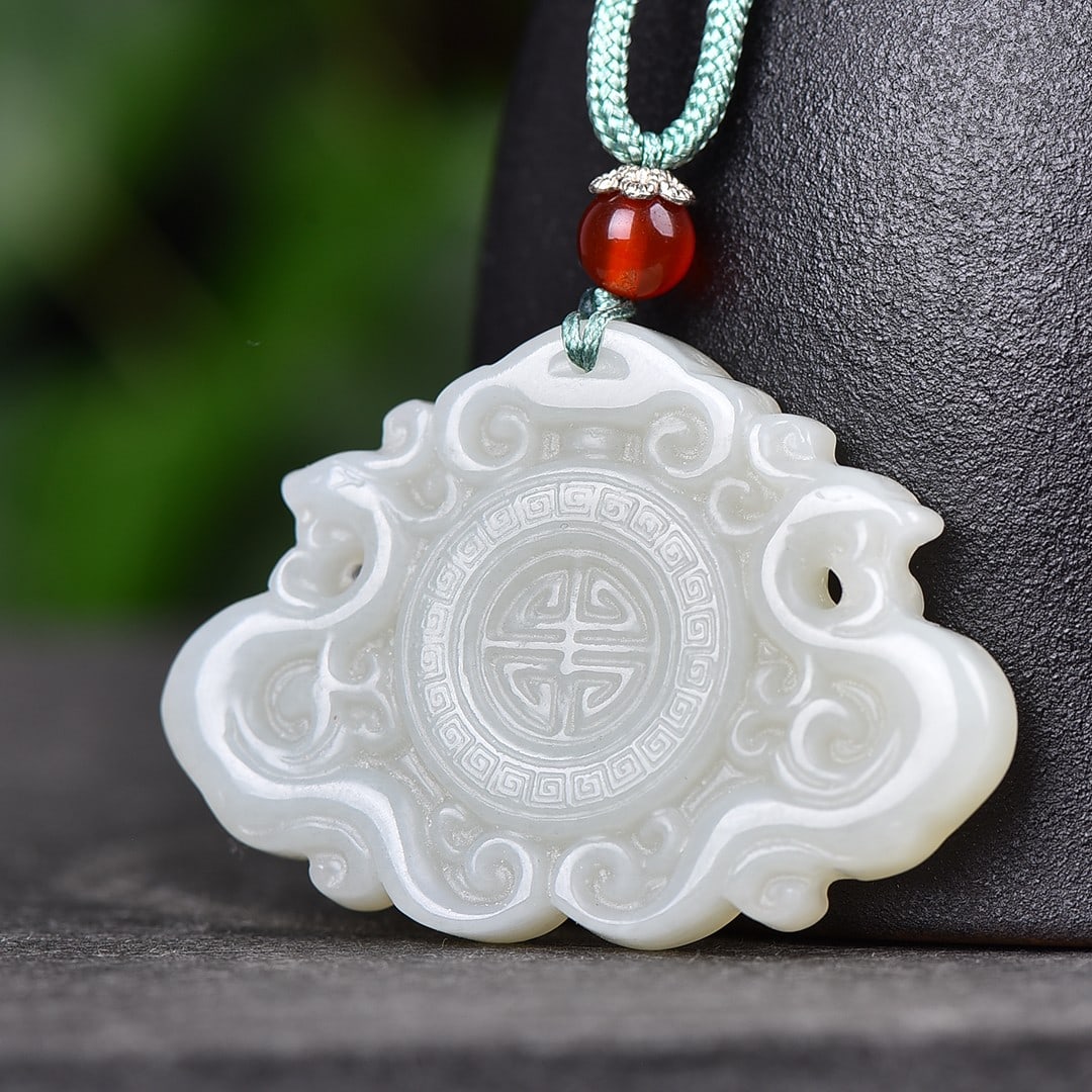 A Exquisite Hotan Jade Phoenix Pattern Pendant - 4