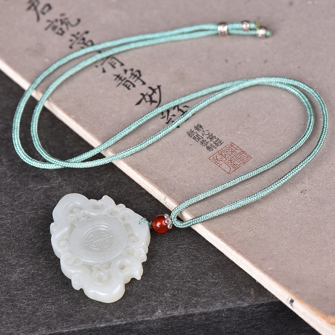 A Exquisite Hotan Jade Phoenix Pattern Pendant - 5