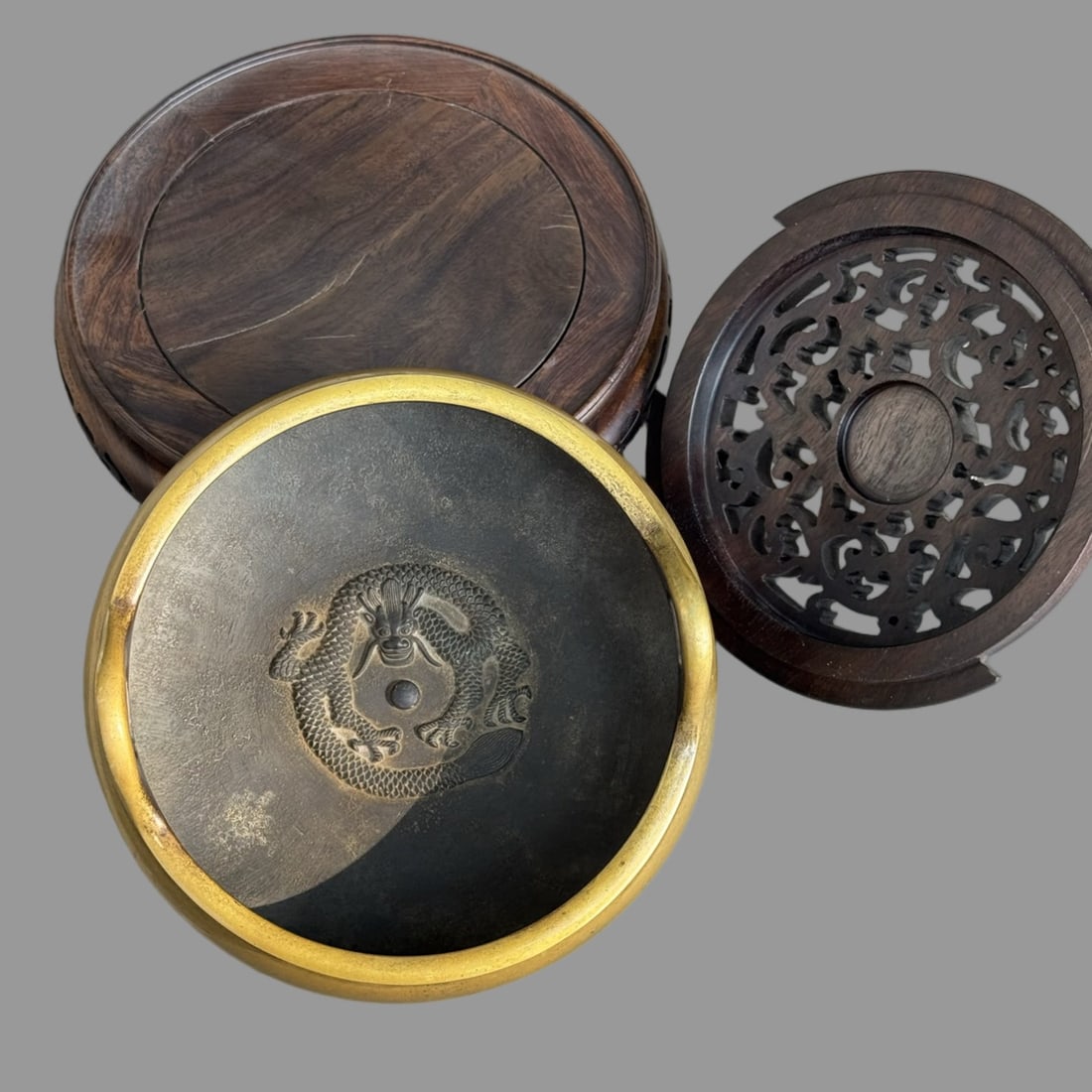 A Exquisite Copper Double-Ears Censer - 3