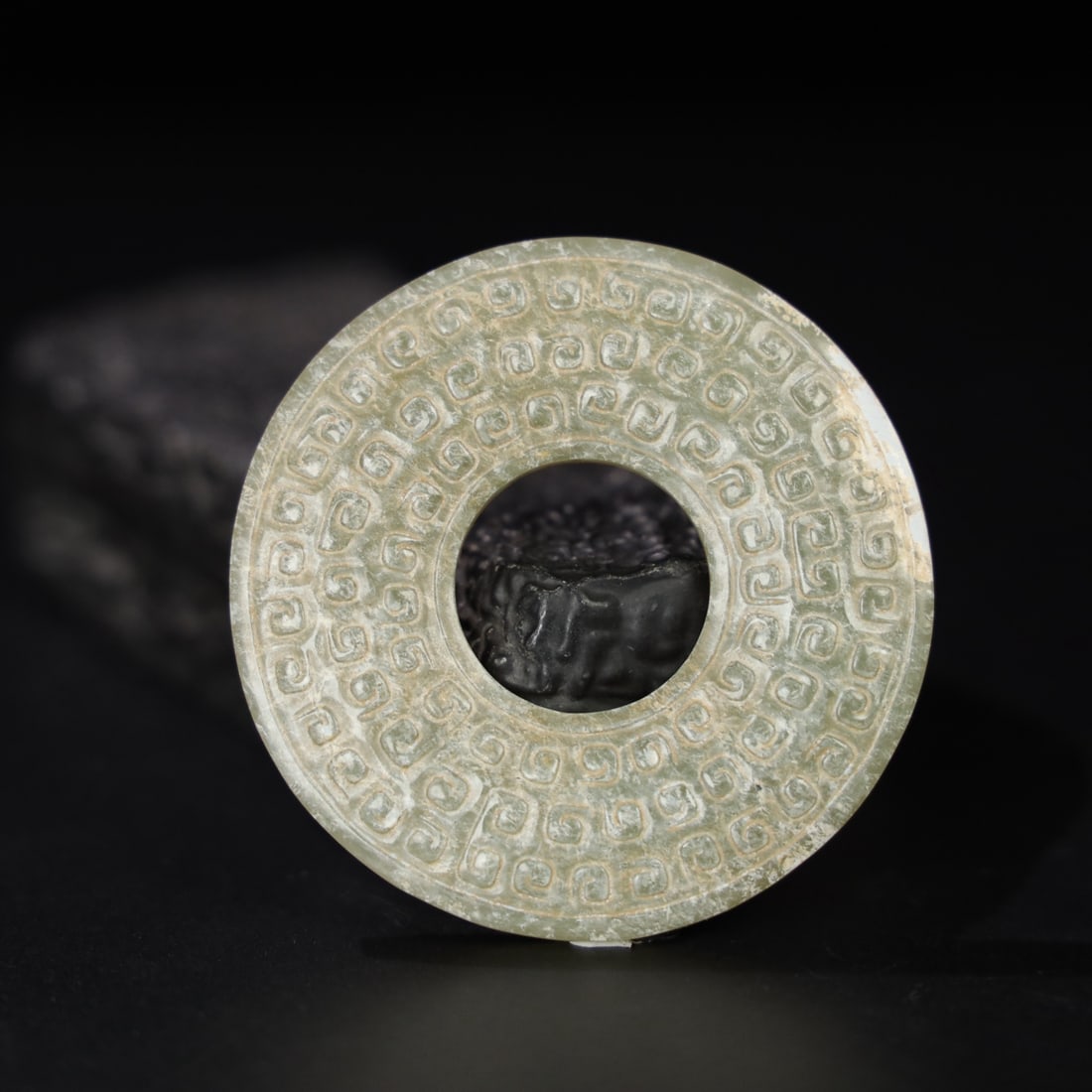 A Exquisite Hotan Jade Bi - 4