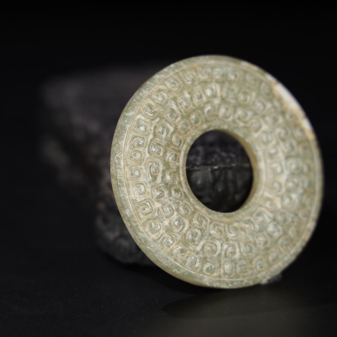 A Exquisite Hotan Jade Bi - 7