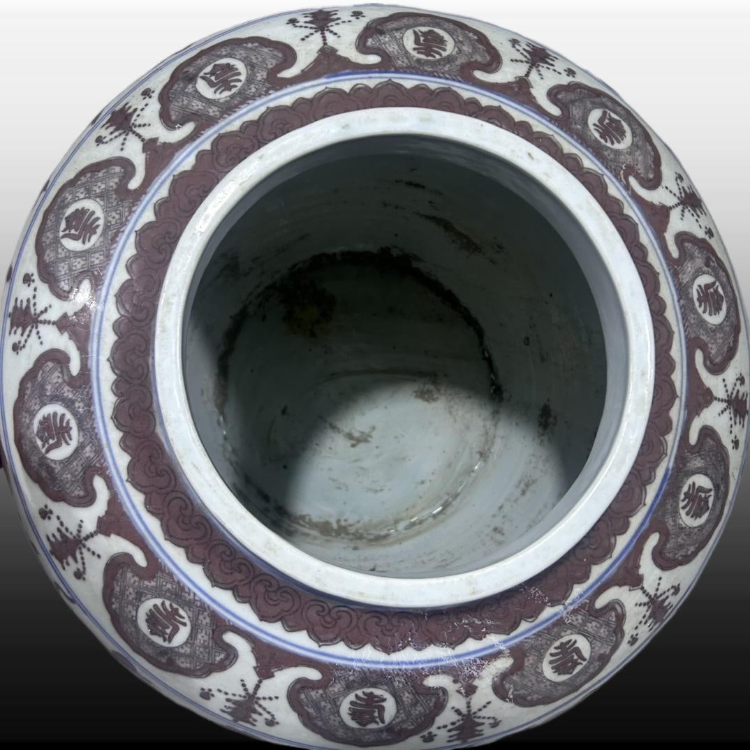 A Exquisite Underglaze-Red Dragon Pattern Jar - 6
