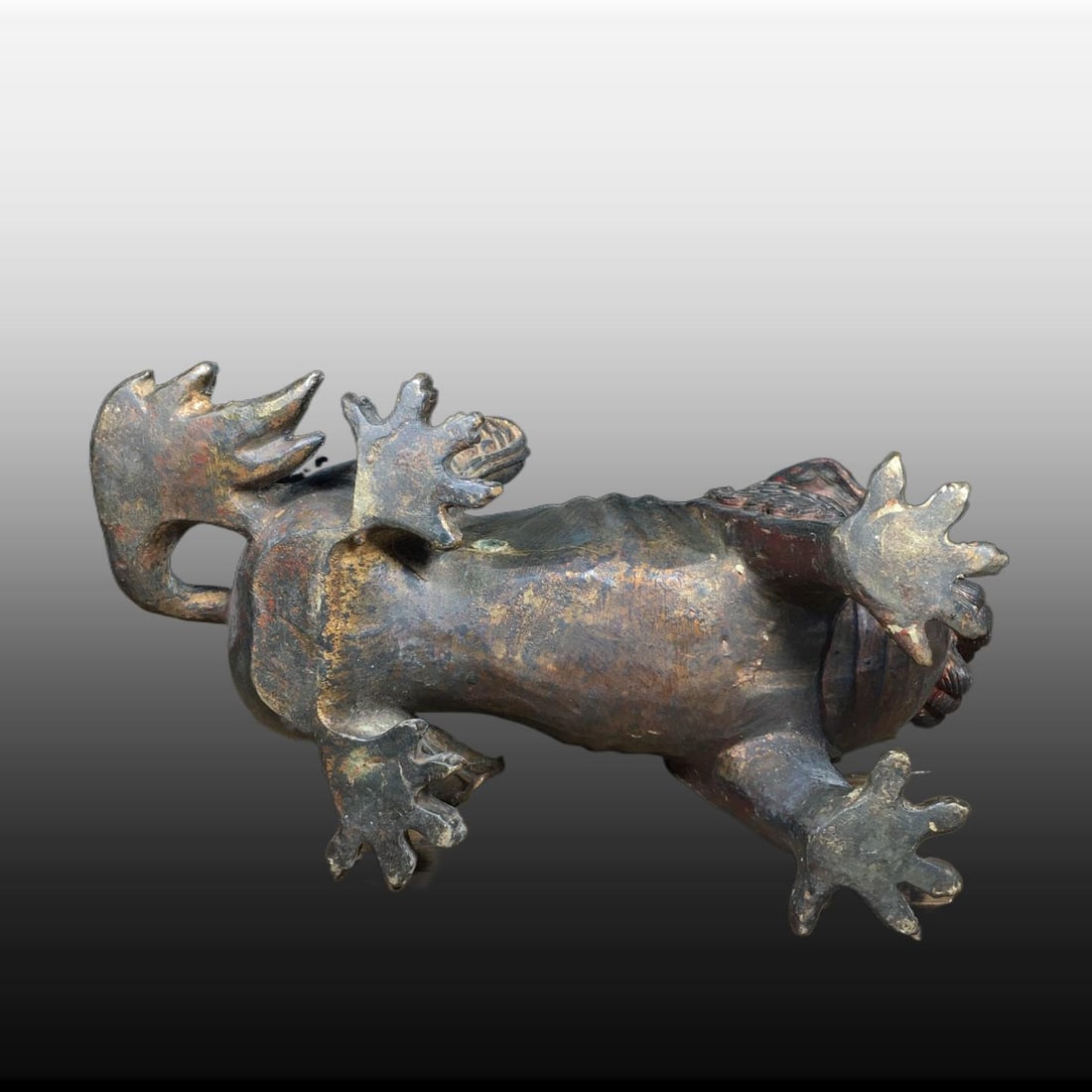A Exquisite Copper Auspicious Beast Ornament - 9