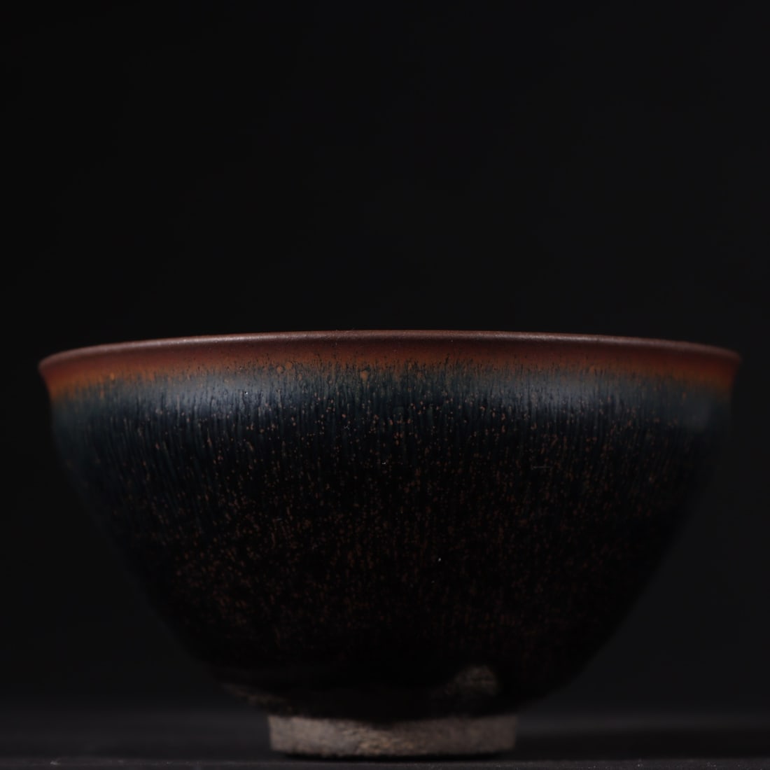 A Exquisite Black Gold Glazed Cup - 2