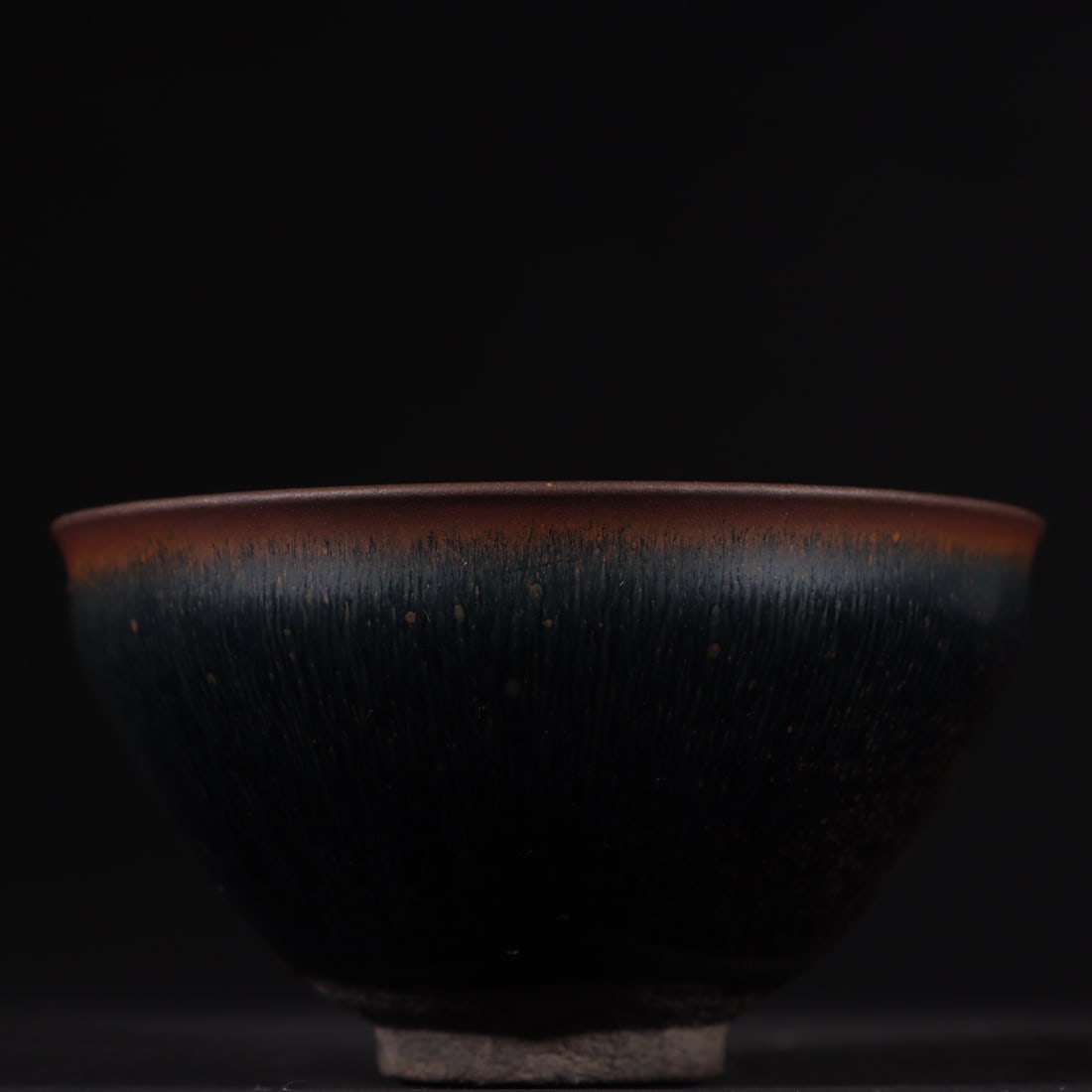 A Exquisite Black Gold Glazed Cup - 3