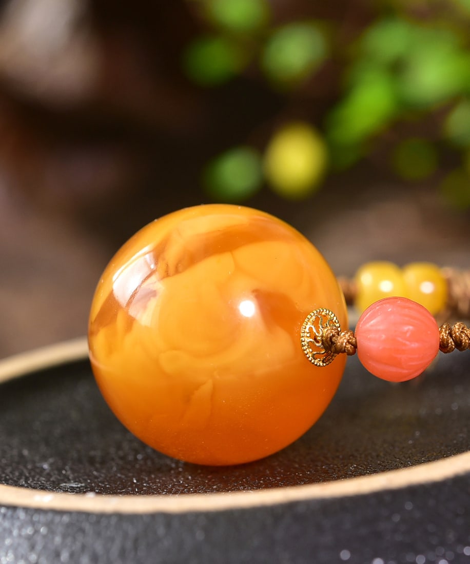 A Exquisite Amber Necklace - 5