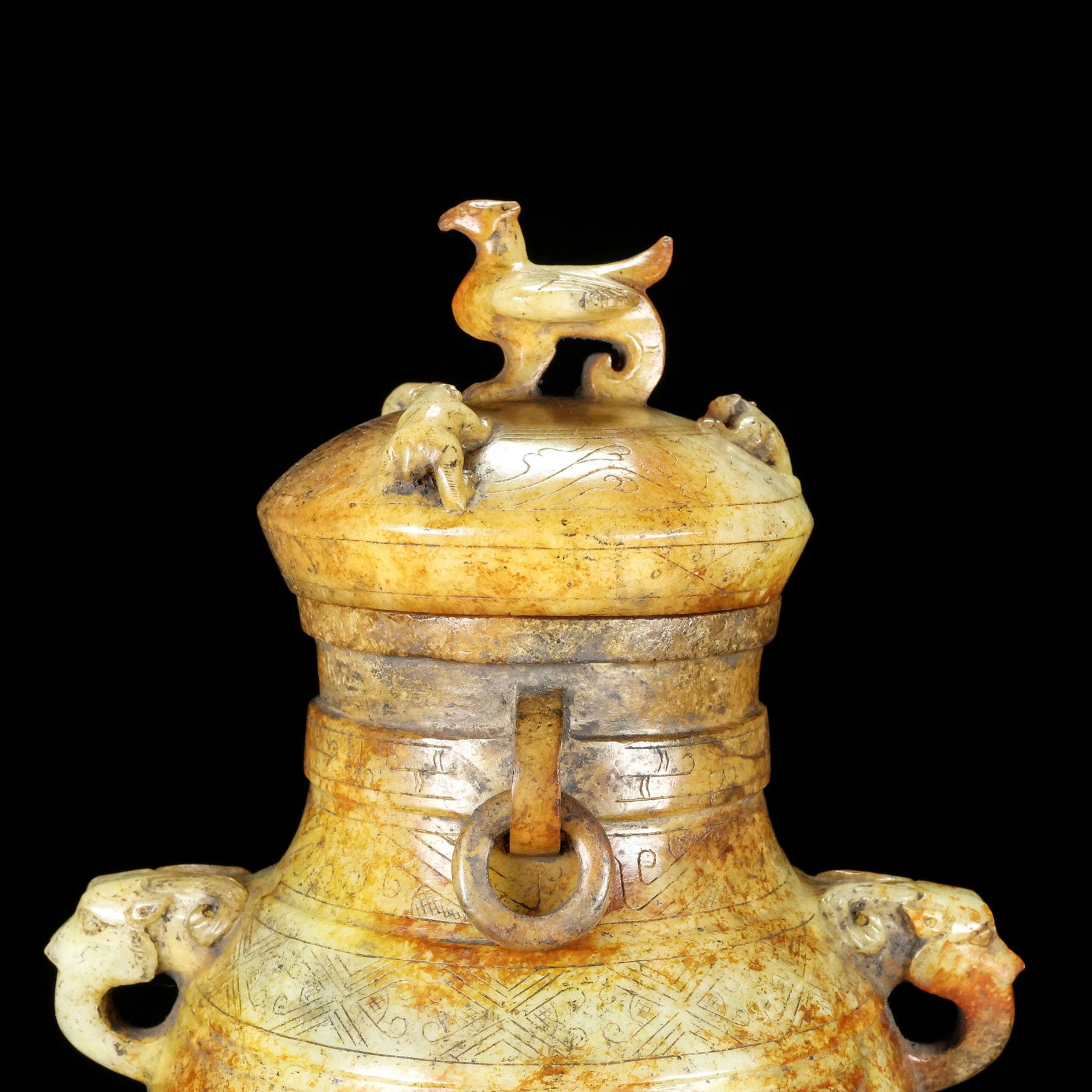 A Exquisite Hotan Jade Phoenix Ewer - 3