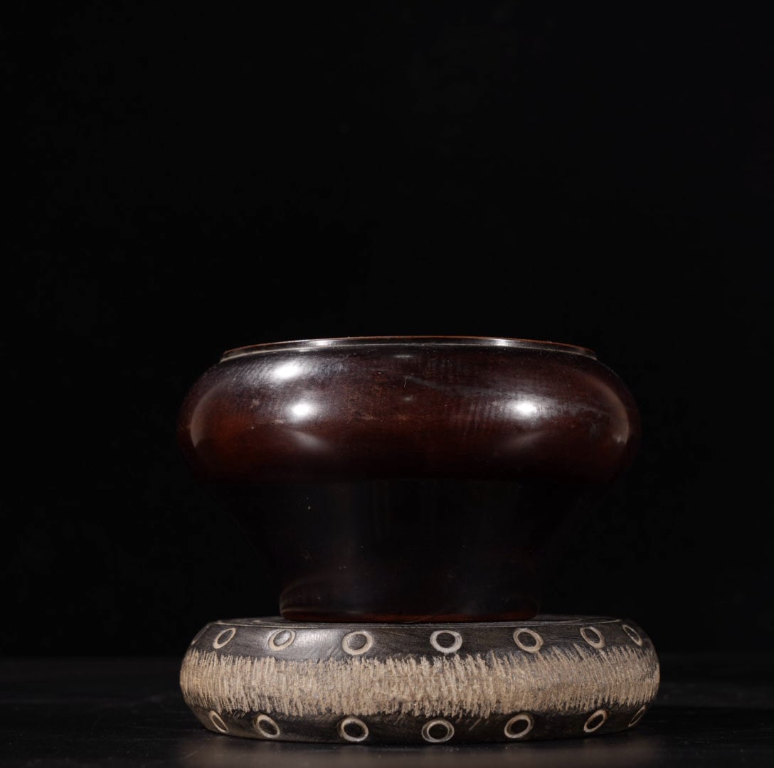 A Exquisite Red Copper Incense Burner - 5