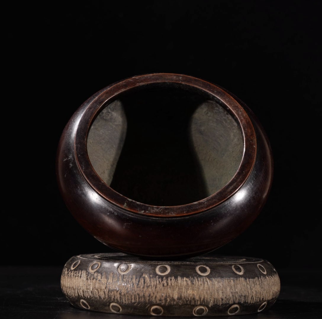 A Exquisite Red Copper Incense Burner - 7