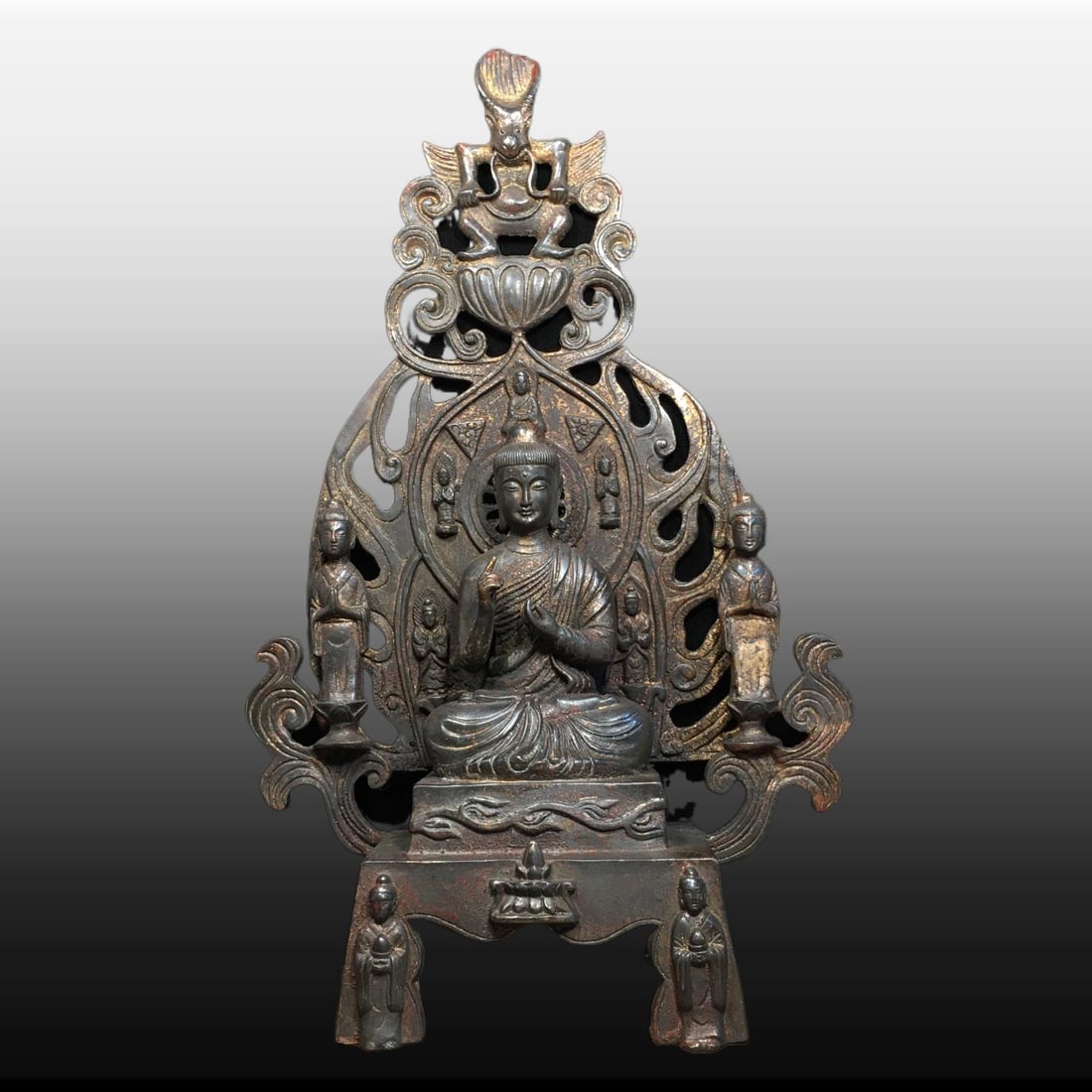 A Exquisite Copper Buddha Statue Ornament (1 of 9)