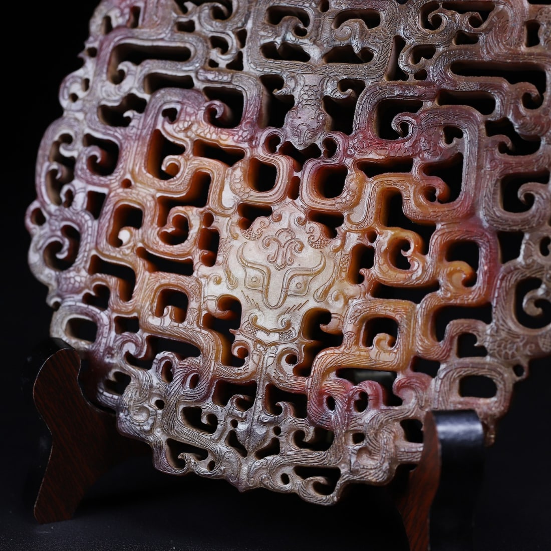 A Exquisite Hotan Jade Dragon Pattern Jade Pendant - 3