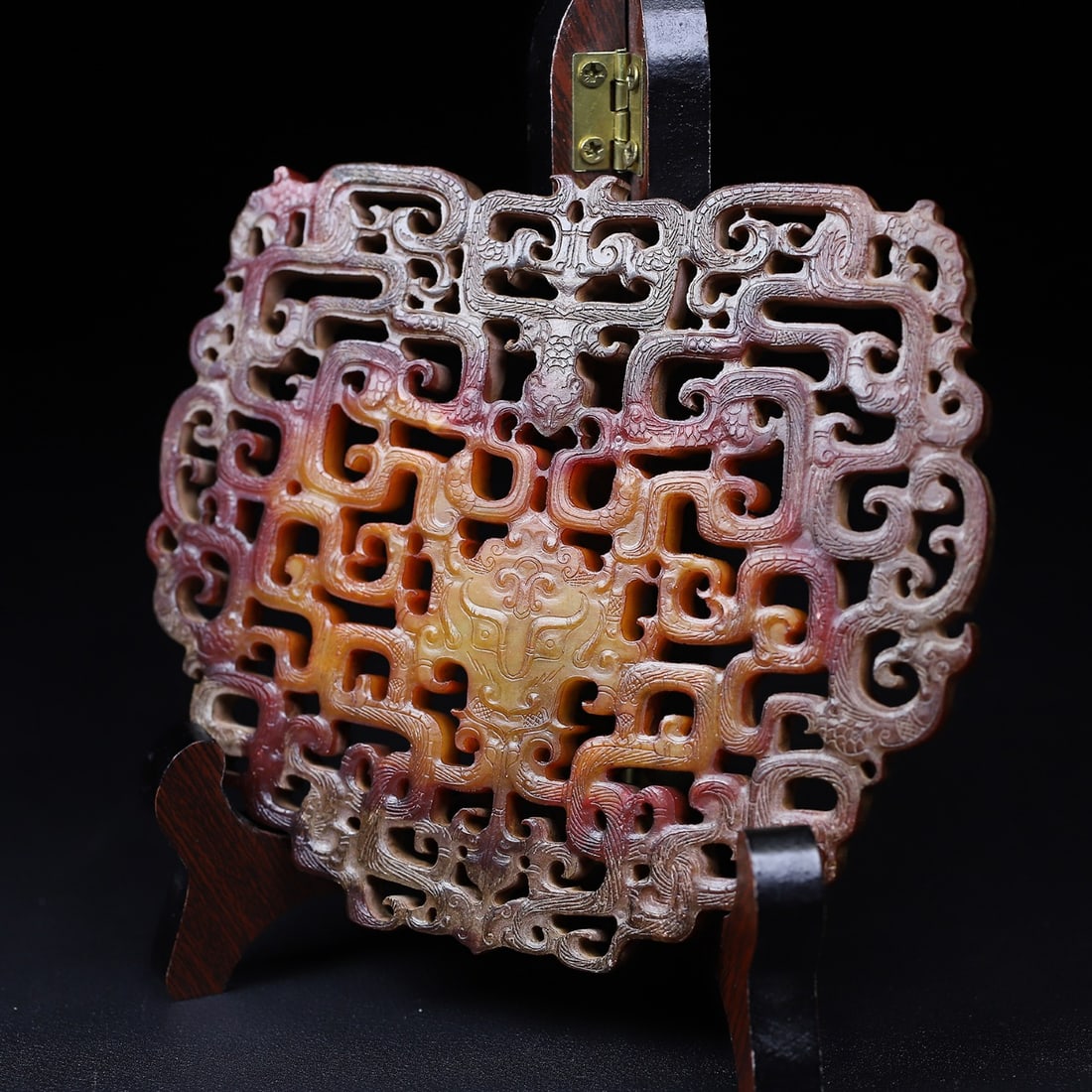A Exquisite Hotan Jade Dragon Pattern Jade Pendant - 9