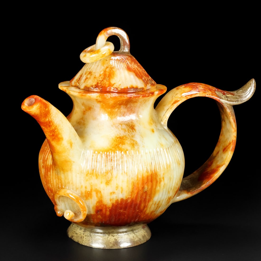 A Exquisite Hotan Jade Teapot - 2