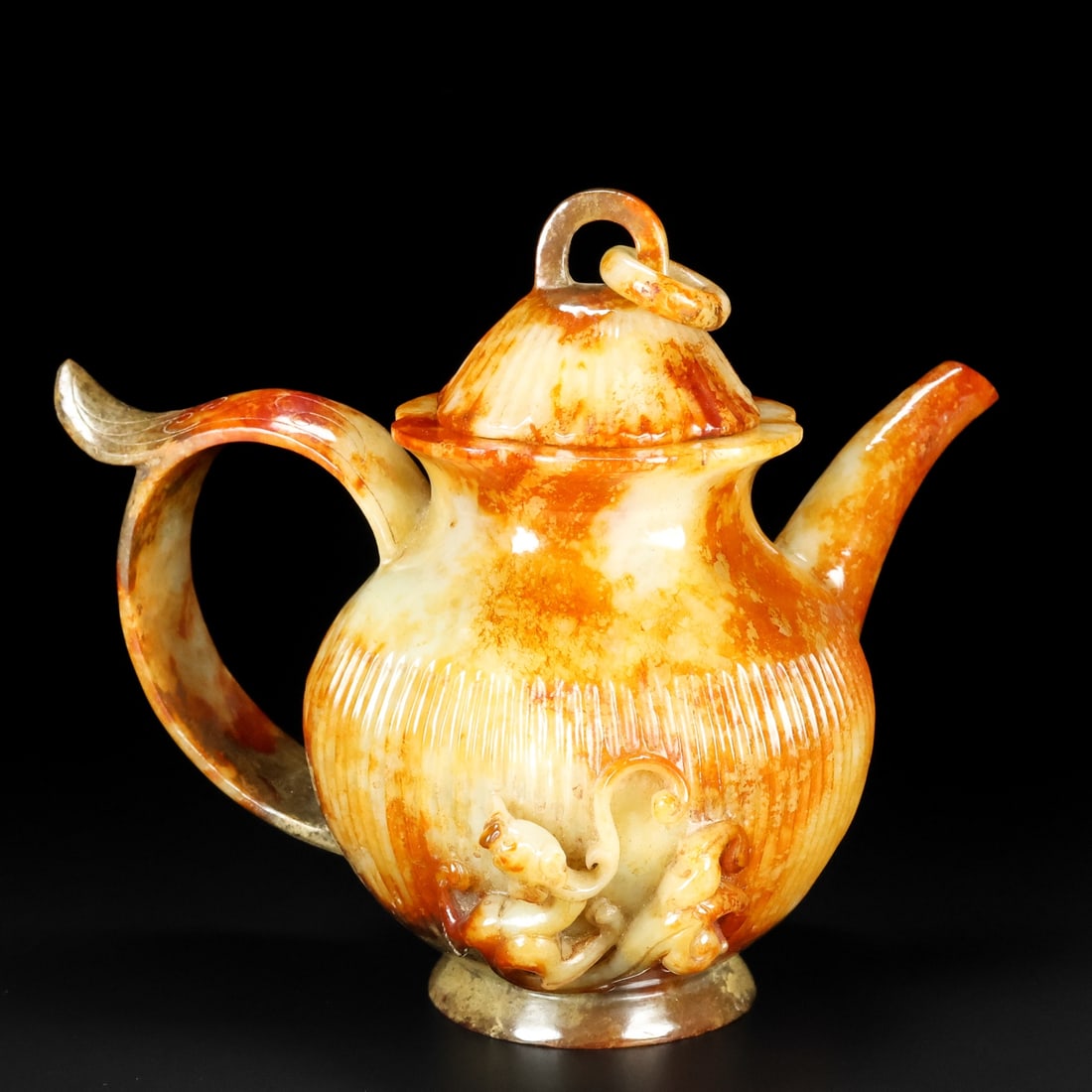 A Exquisite Hotan Jade Teapot - 6