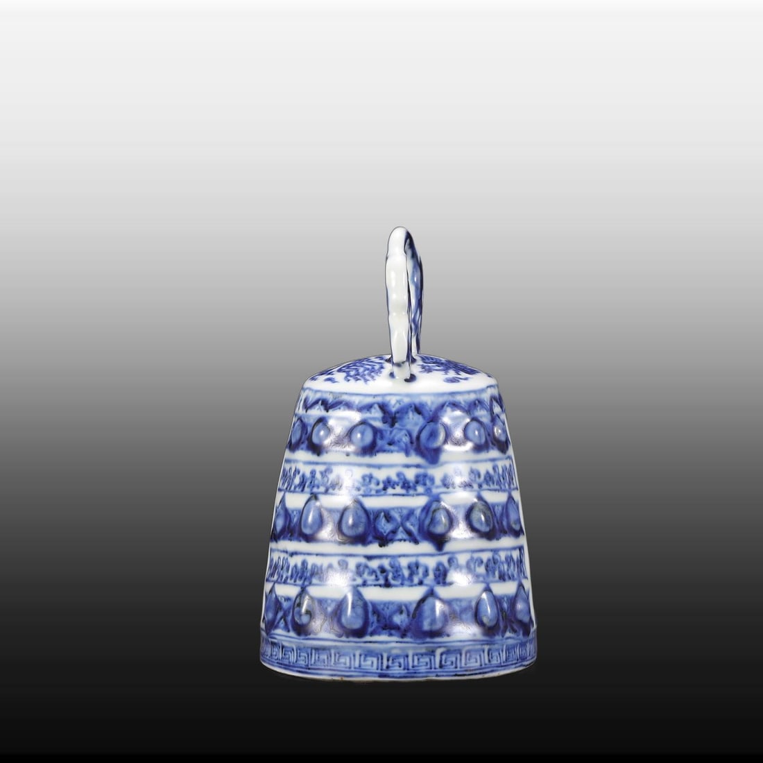 A Exquisite Blue and White Phoenix Pattern Chime - 6