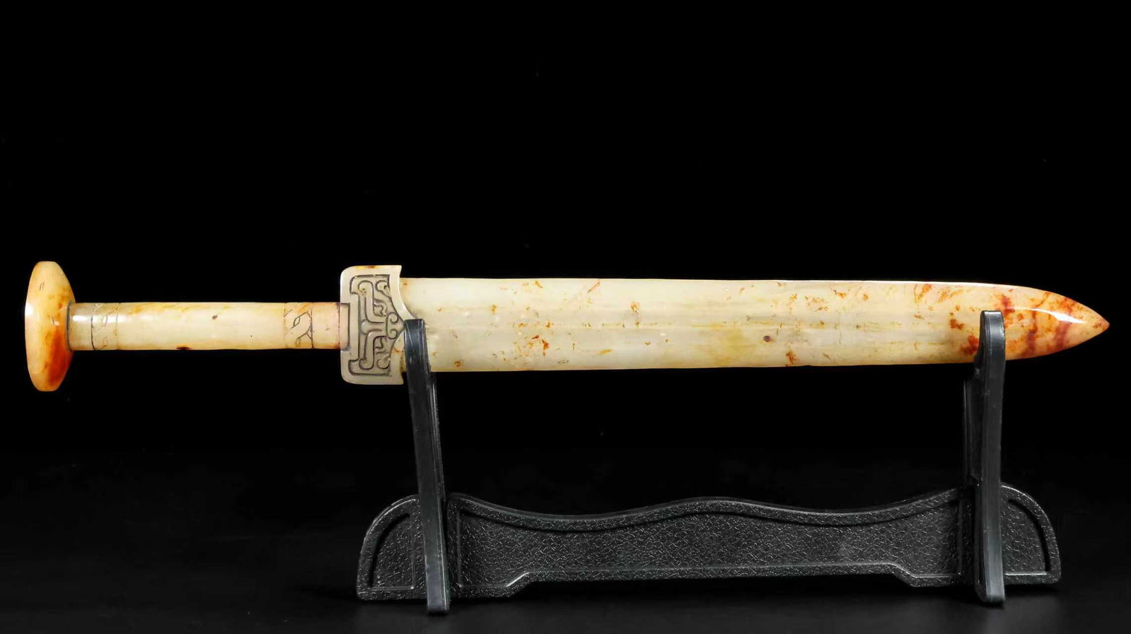 A Exquisite Hotan Jade Sword - 6