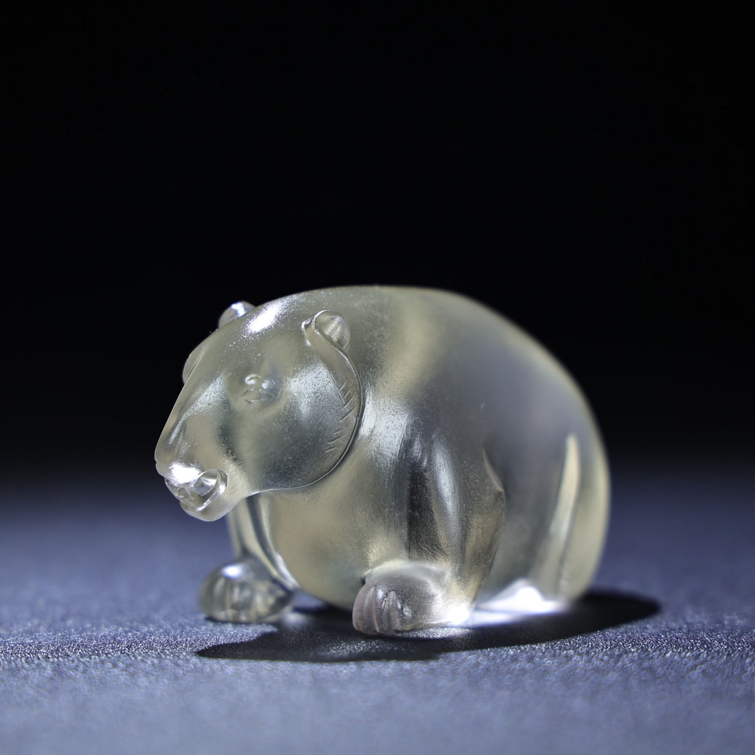A Exquisite Crystal Bear Ornament - 4