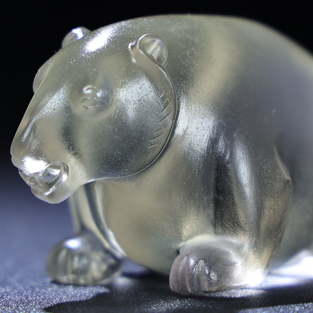 A Exquisite Crystal Bear Ornament - 5