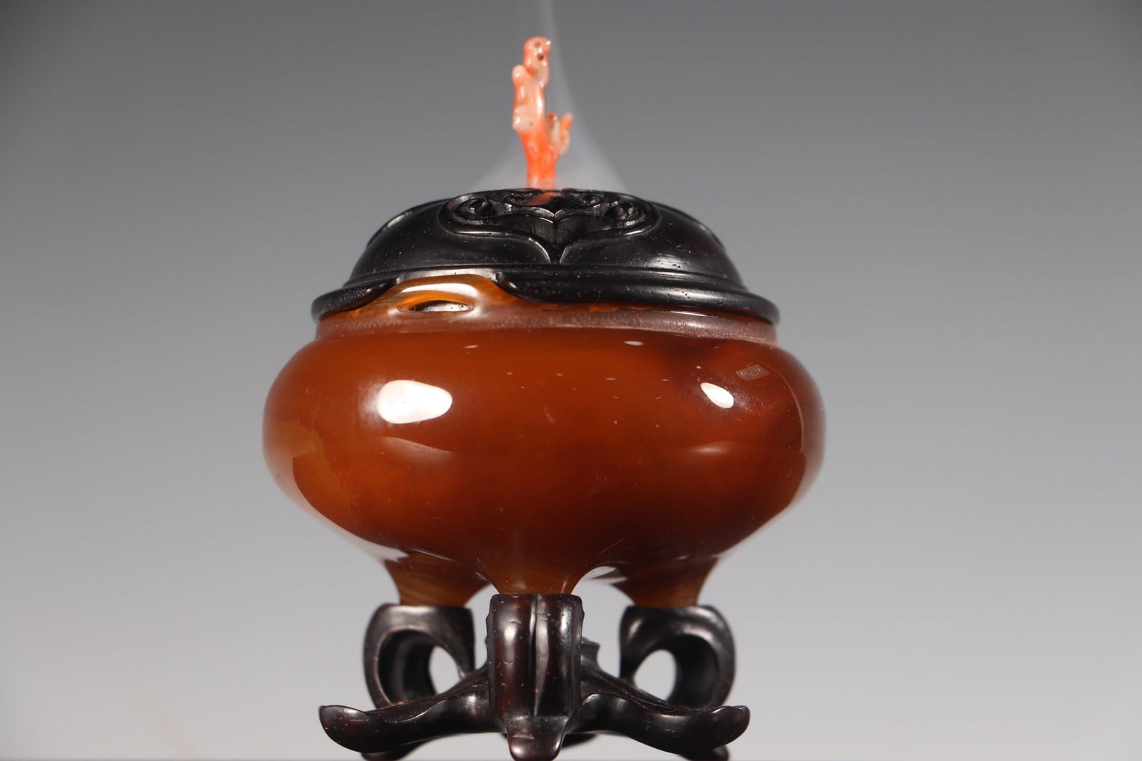 A Exquisite Agate Incense Burner - 5