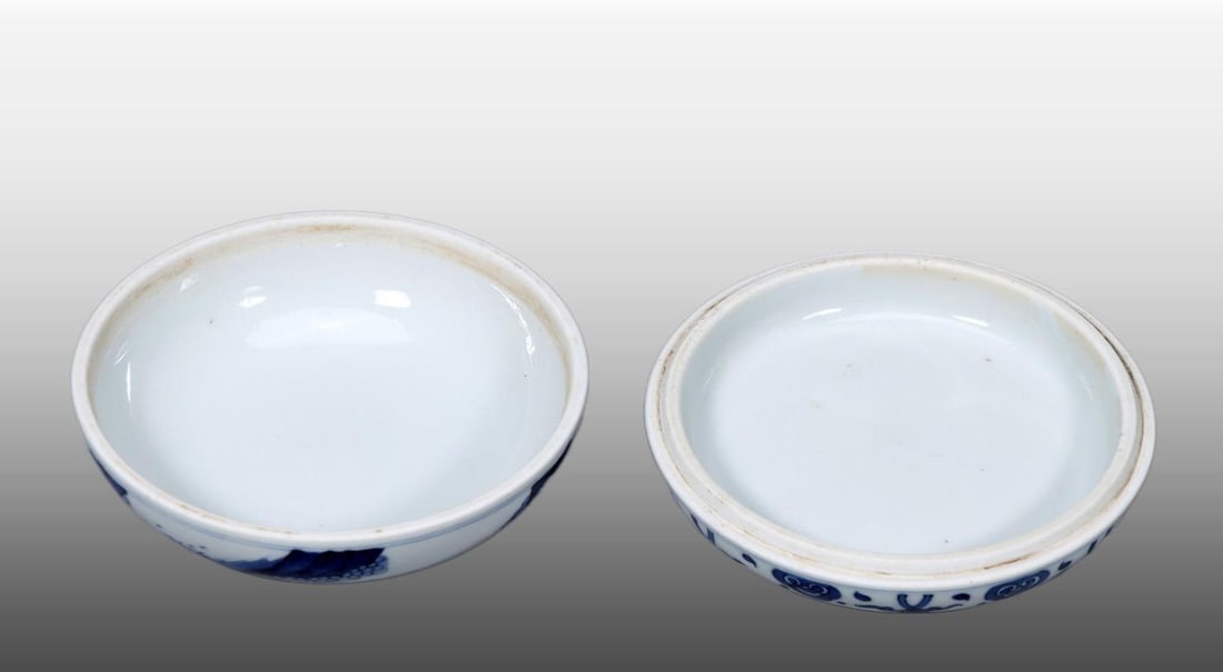 A Exquisite Blue and White Kylin Pattern Box - 6