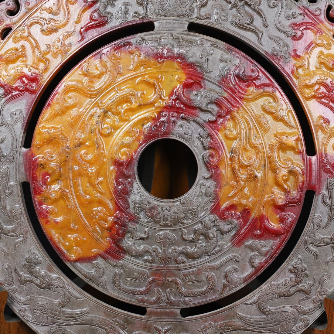 A Exquisite Hotan Jade Phoenix Pattern Jade Pendant - 4