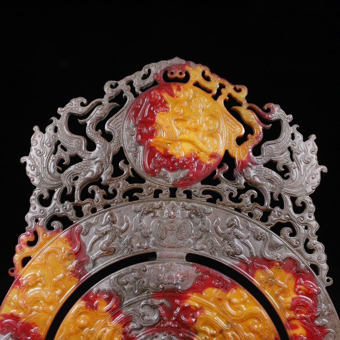 A Exquisite Hotan Jade Phoenix Pattern Jade Pendant - 8