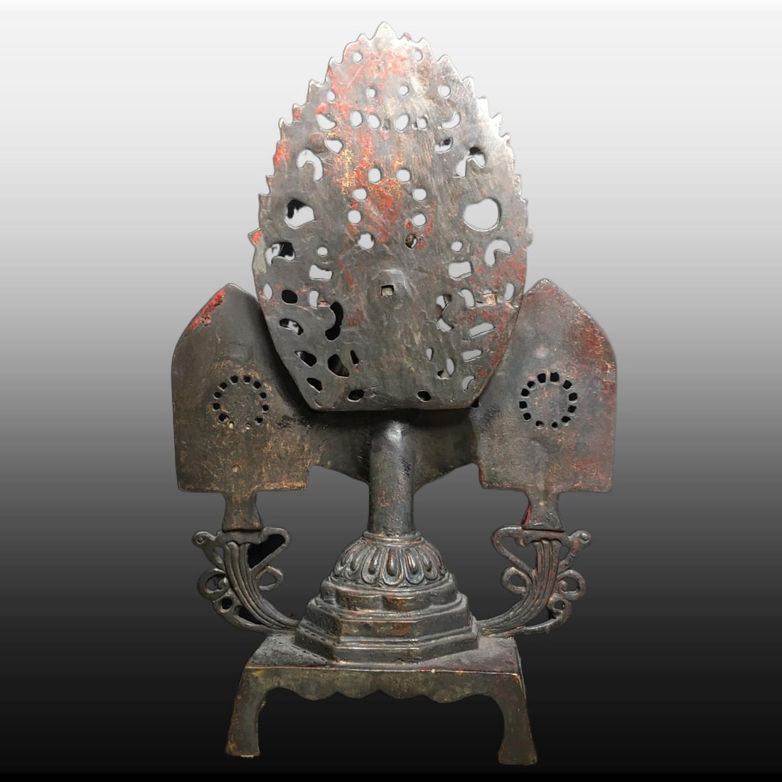 A Exquisite Copper Buddha Statue Ornament - 5