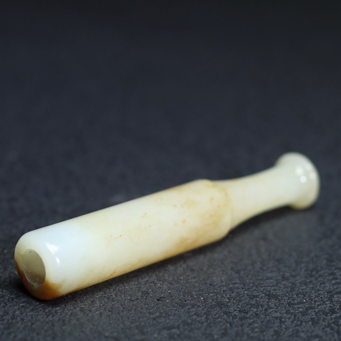 A Exquisite Hotan Jade Cigarette Holder - 5