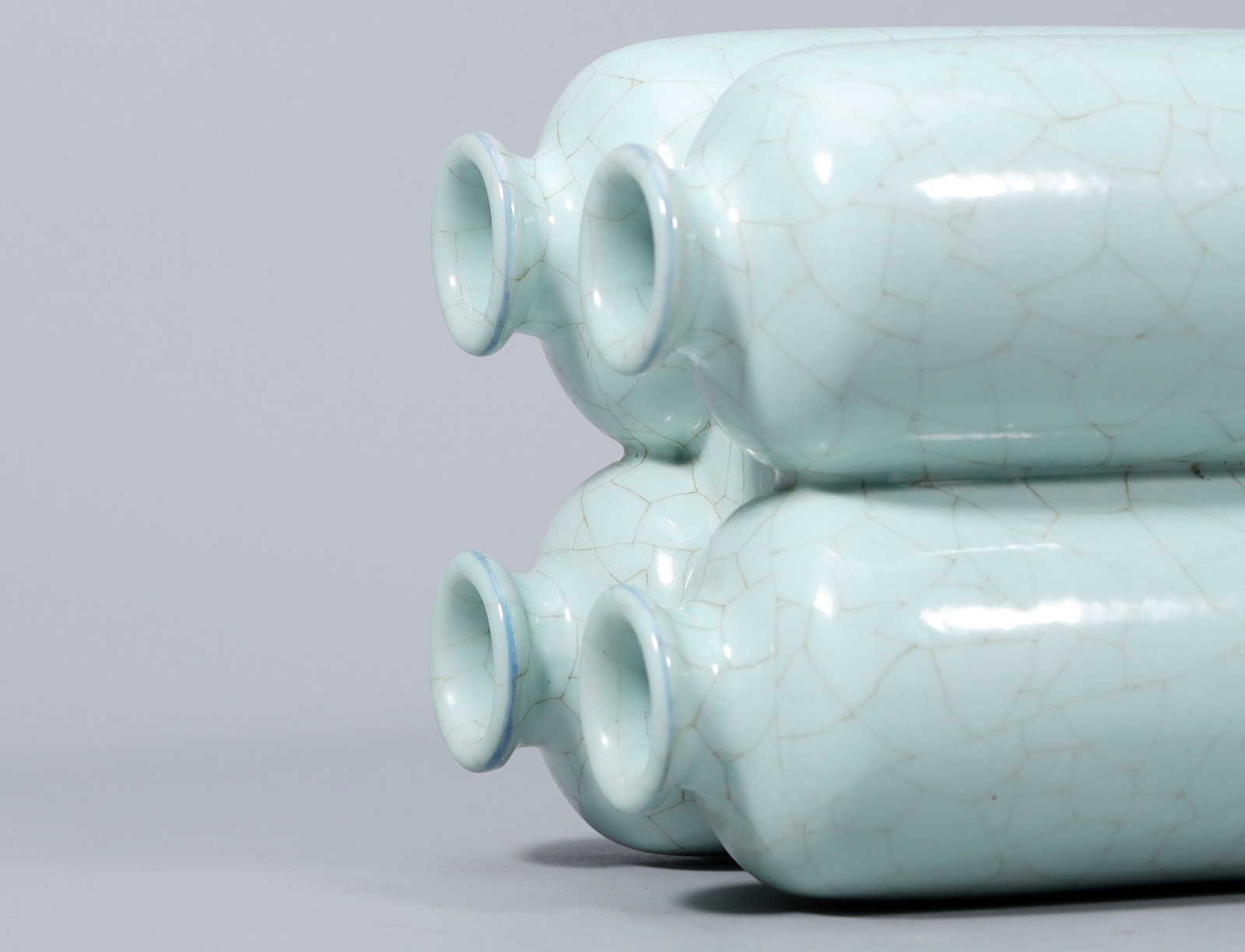 A Exquisite Turquoise-Glazed Vase - 5