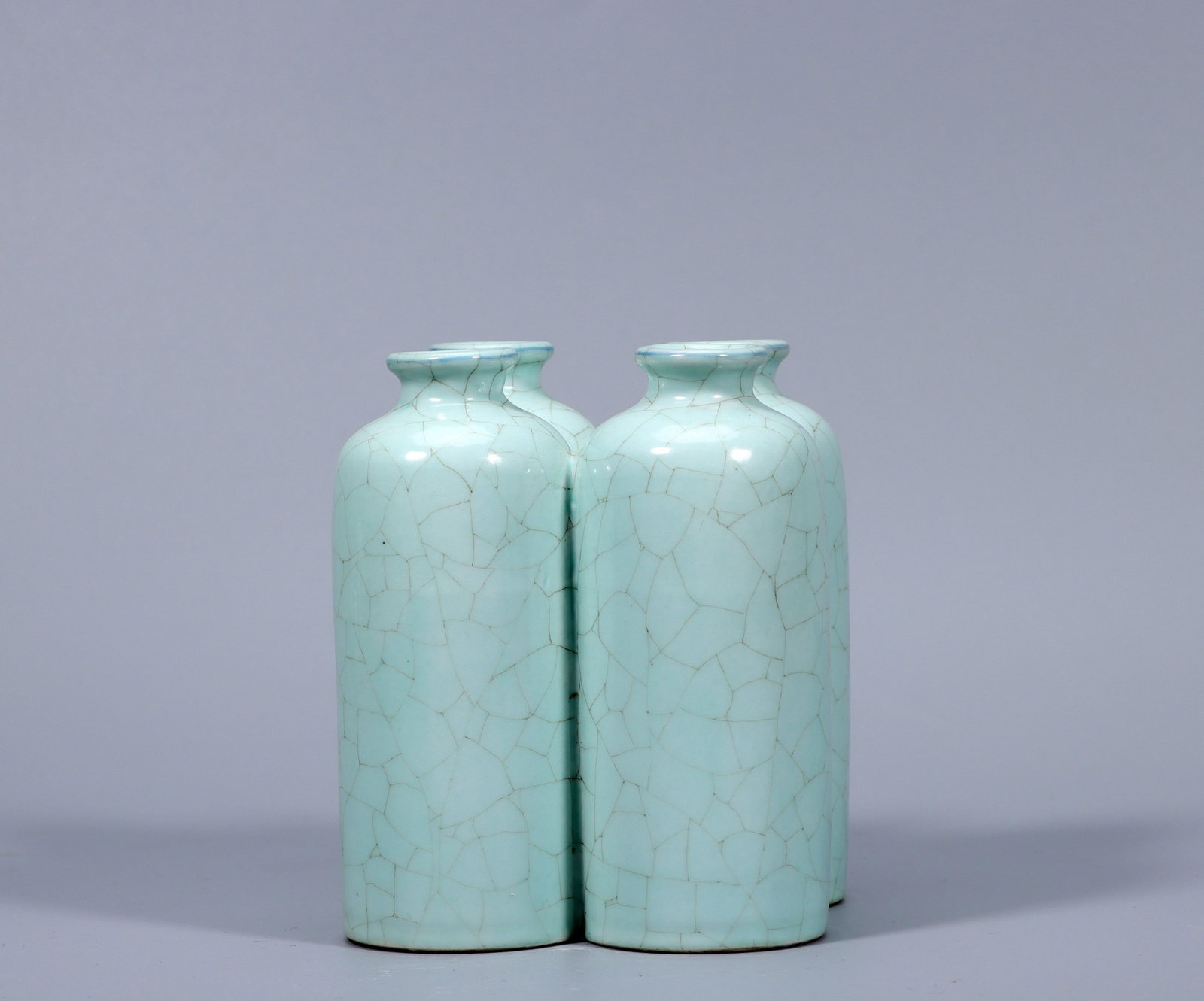 A Exquisite Turquoise-Glazed Vase - 6