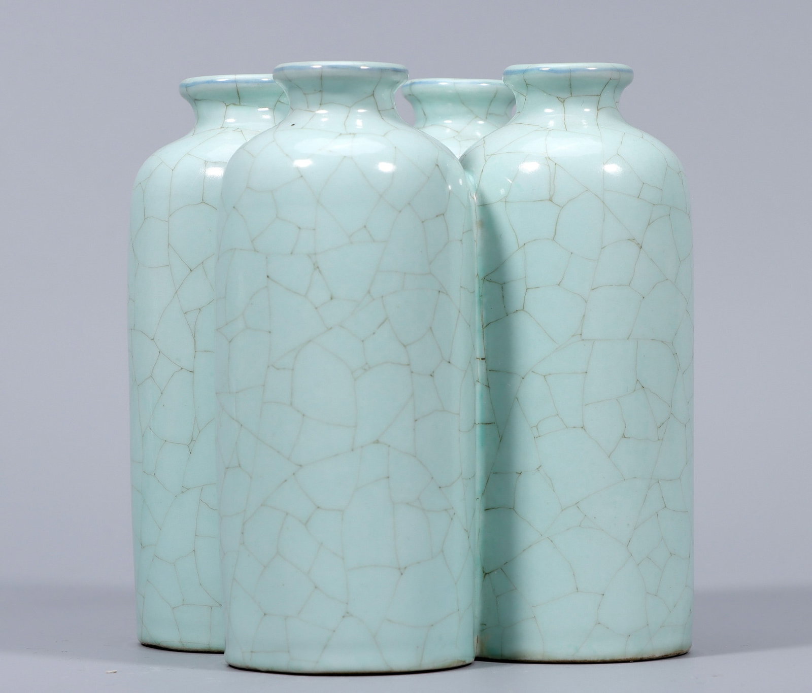 A Exquisite Turquoise-Glazed Vase - 8