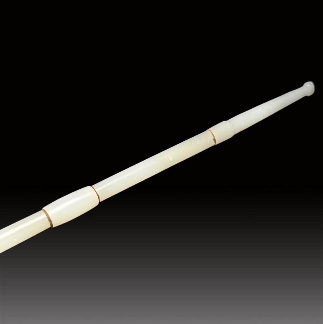 A Exquisite Hotan Jade Pipe - 2