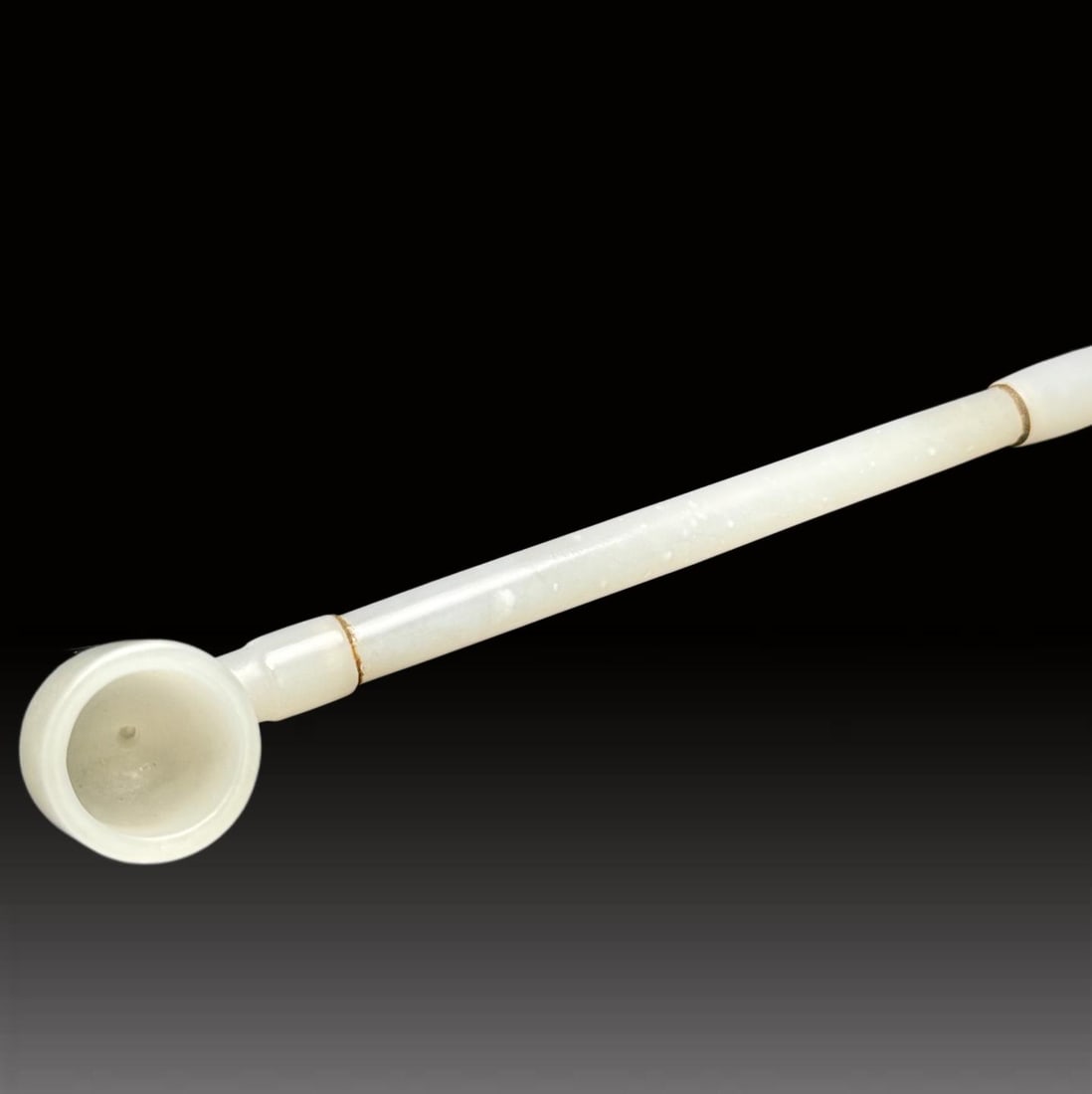 A Exquisite Hotan Jade Pipe - 4