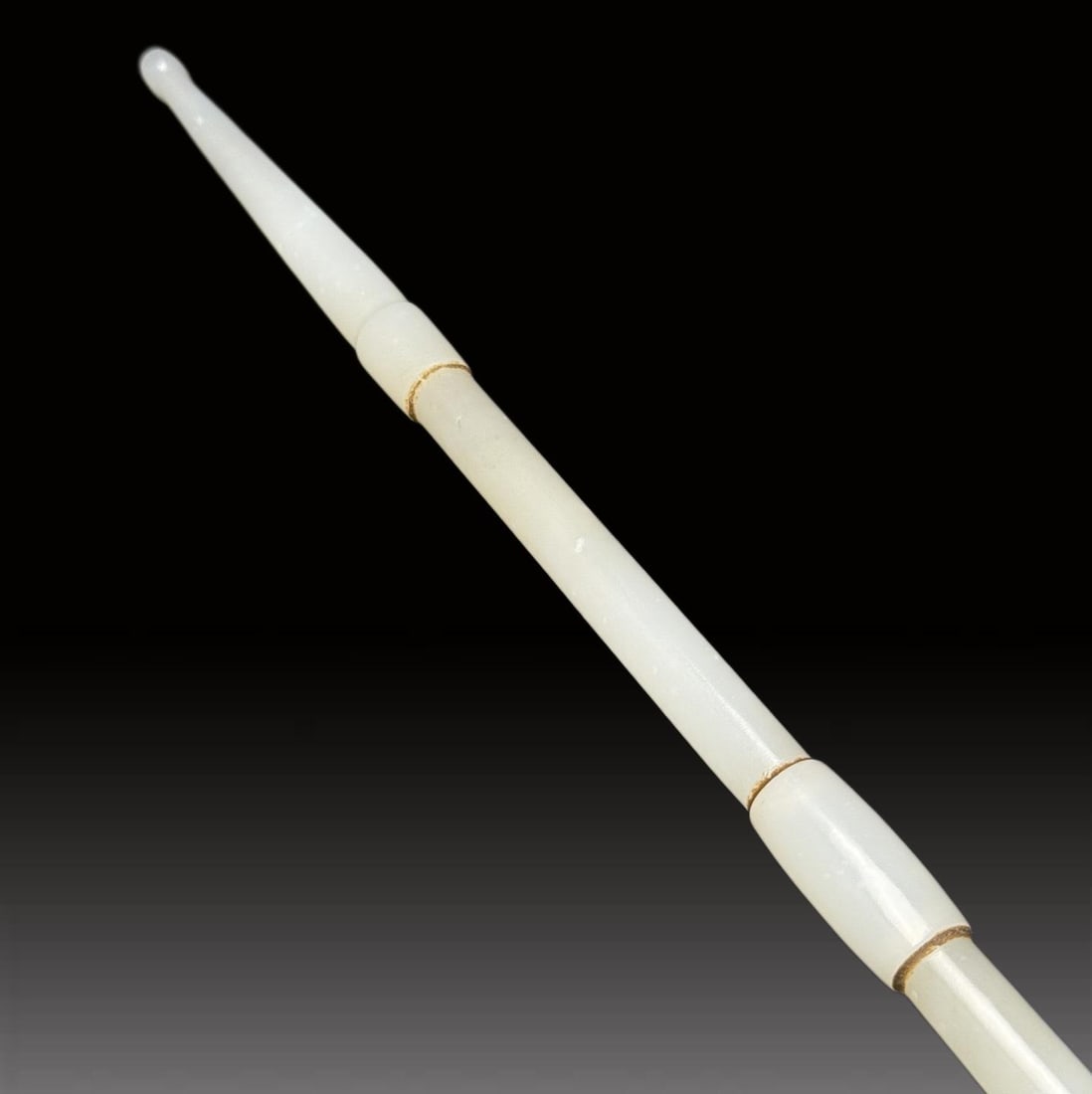 A Exquisite Hotan Jade Pipe - 7
