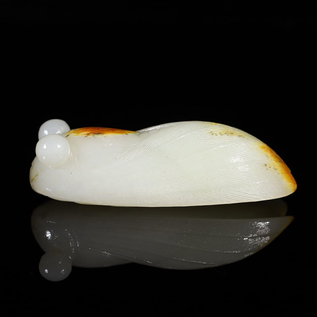 A Exquisite Hotan Jade Cicada Ornament (1 of 9)