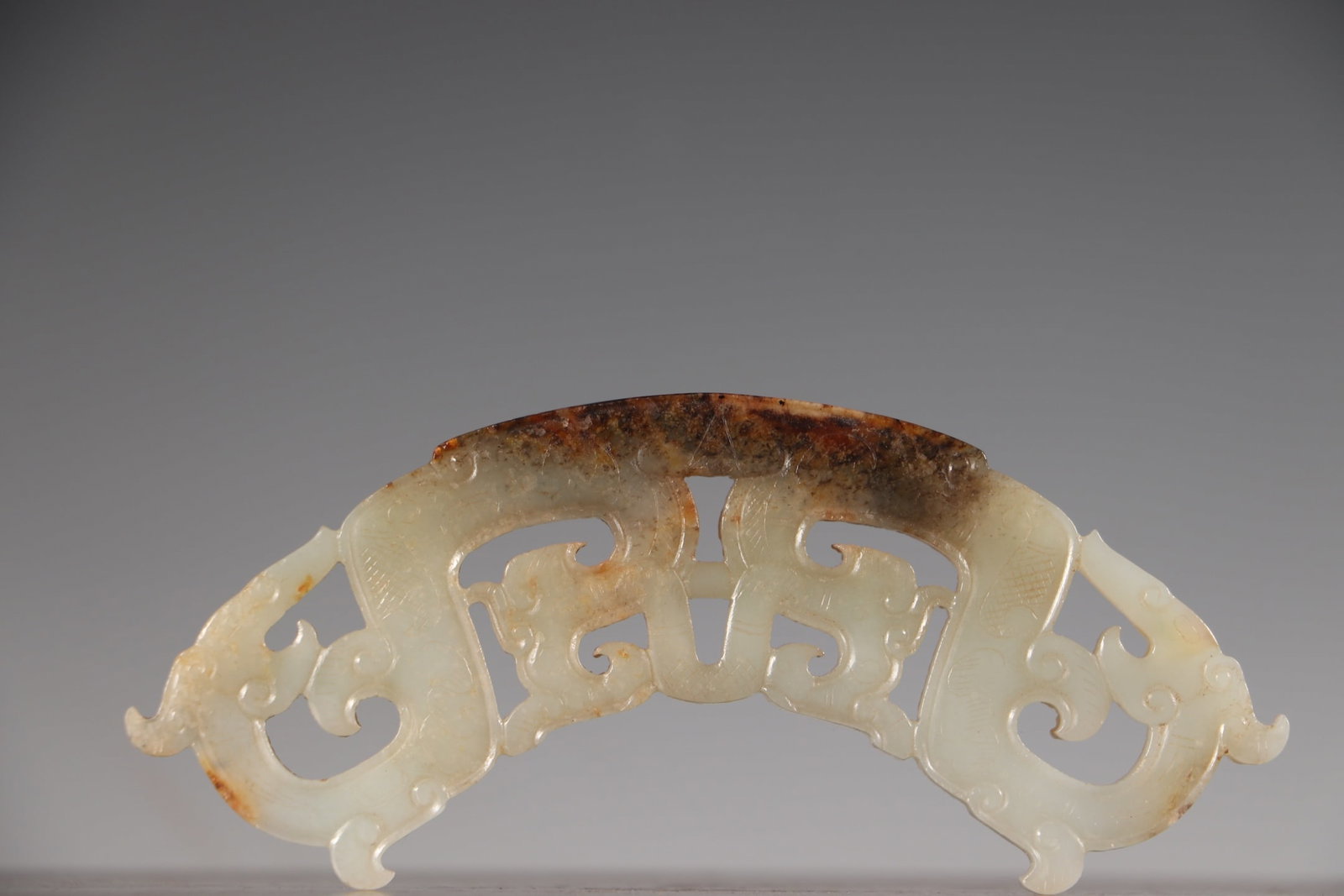 A Exquisite Hotan Jade Dragon Pattern Jade Pendant - 4