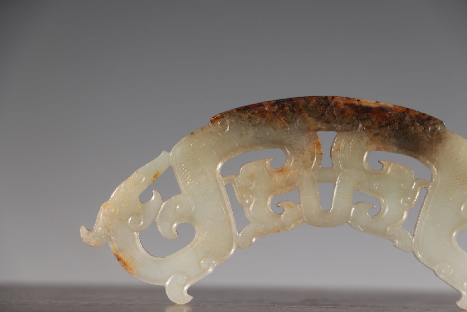 A Exquisite Hotan Jade Dragon Pattern Jade Pendant - 5