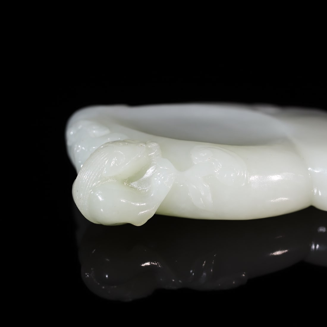 A Exquisite Hotan Jade Inkstone - 5