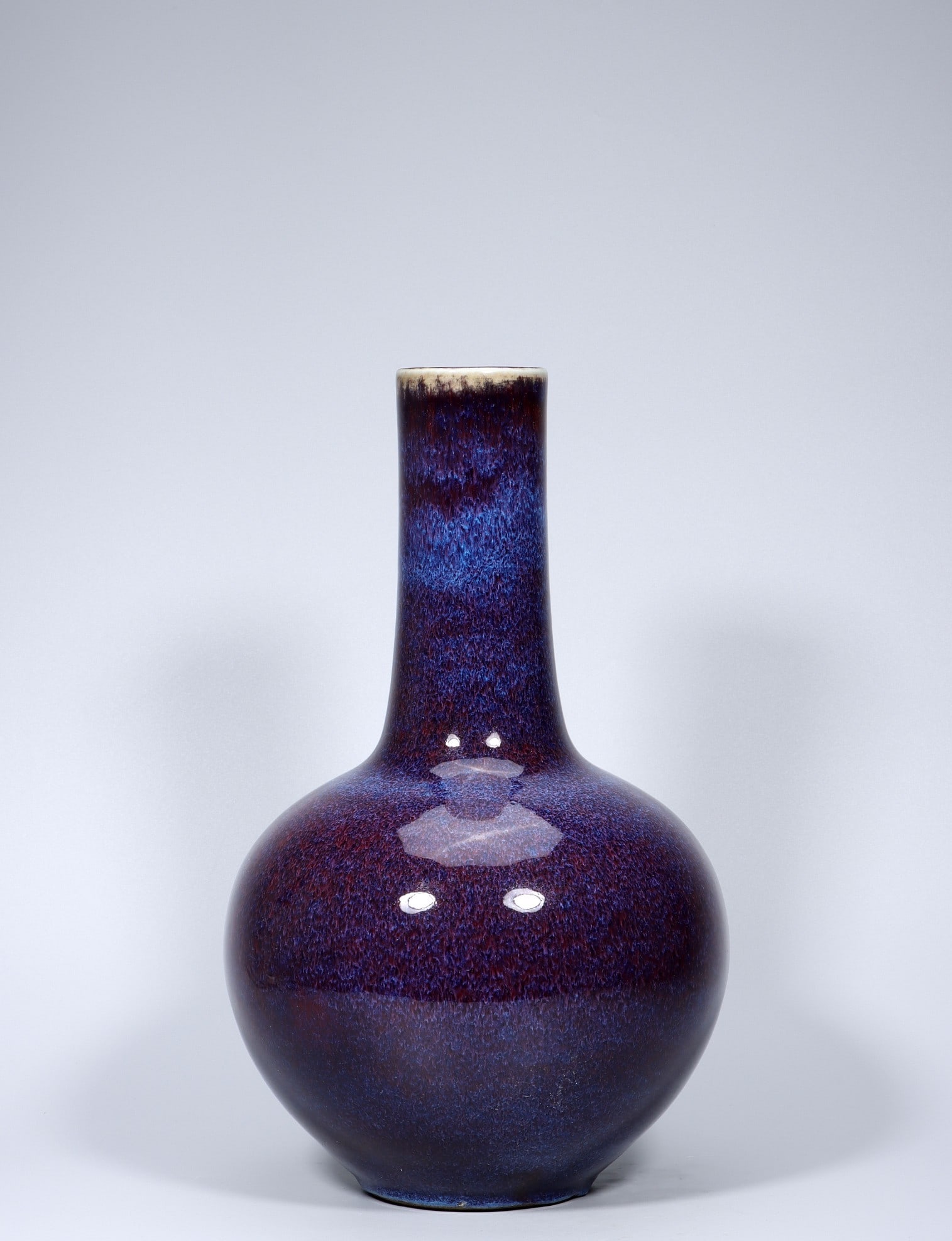 A Exquisite Flambe Glazed Vase - 3