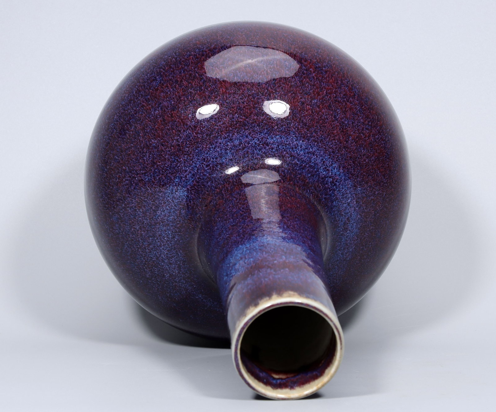 A Exquisite Flambe Glazed Vase - 4