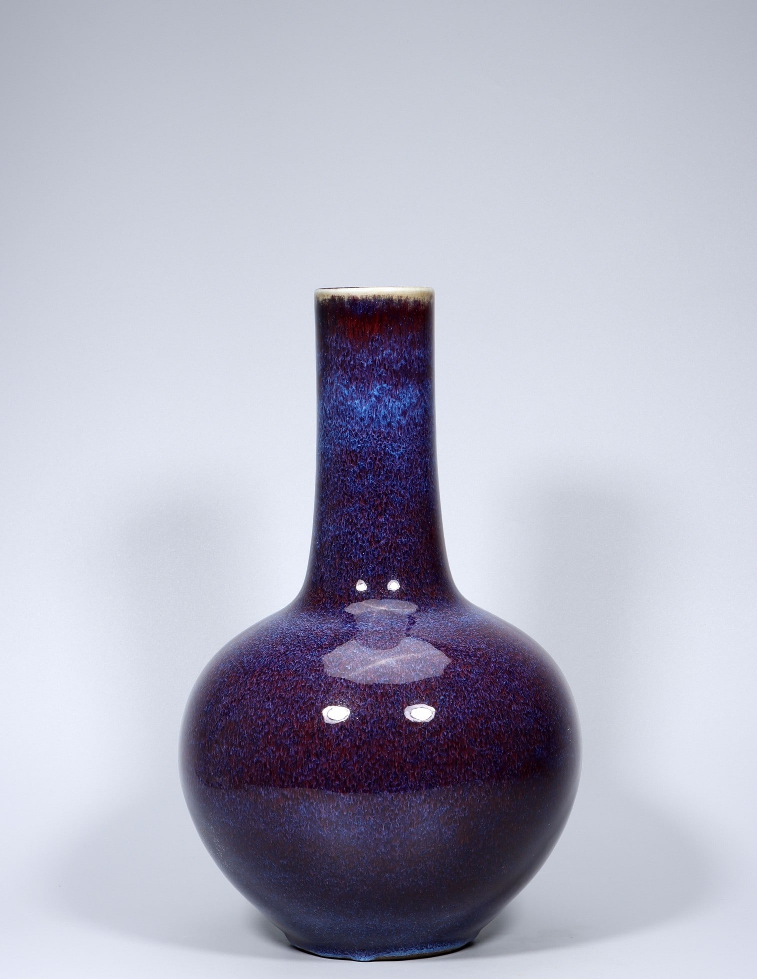 A Exquisite Flambe Glazed Vase - 7