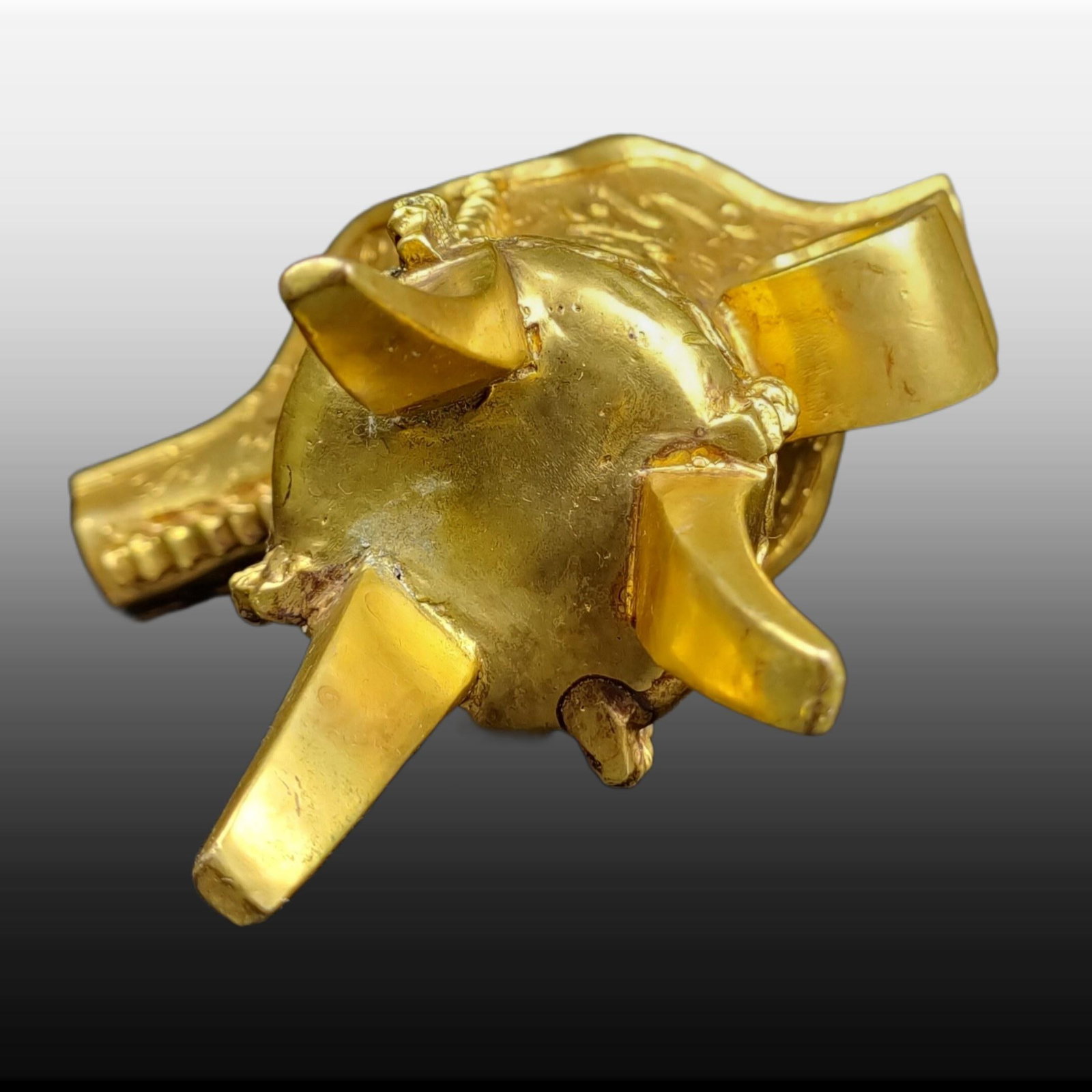 A Exquisite Gilt Bronze Dragon Pattern Goblet - 7