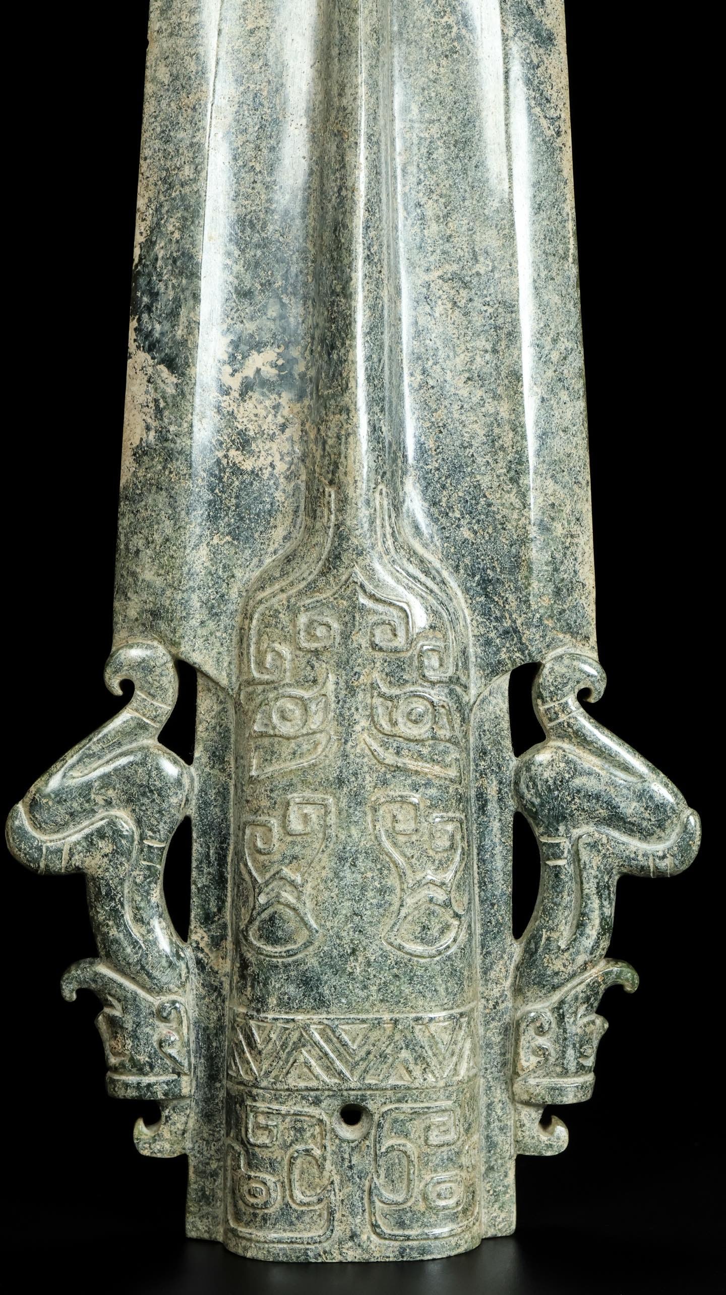 A Exquisite Hotan Jade Spear - 3